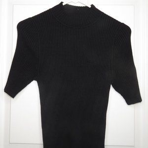 Banana Republic Ribbed Mock Turtleneck Top